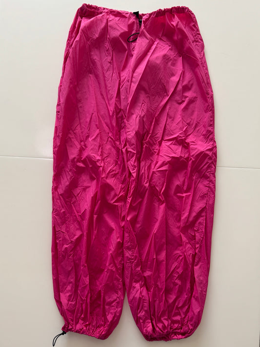 Pants rosas de rompeviento, Talla M, 6 Usa, Mujer, Shein