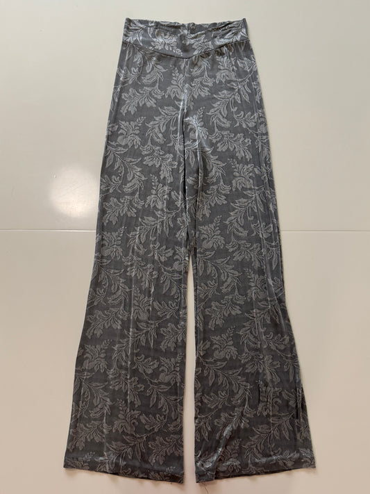 Pantalones grises de punto, Talla S, Mujer