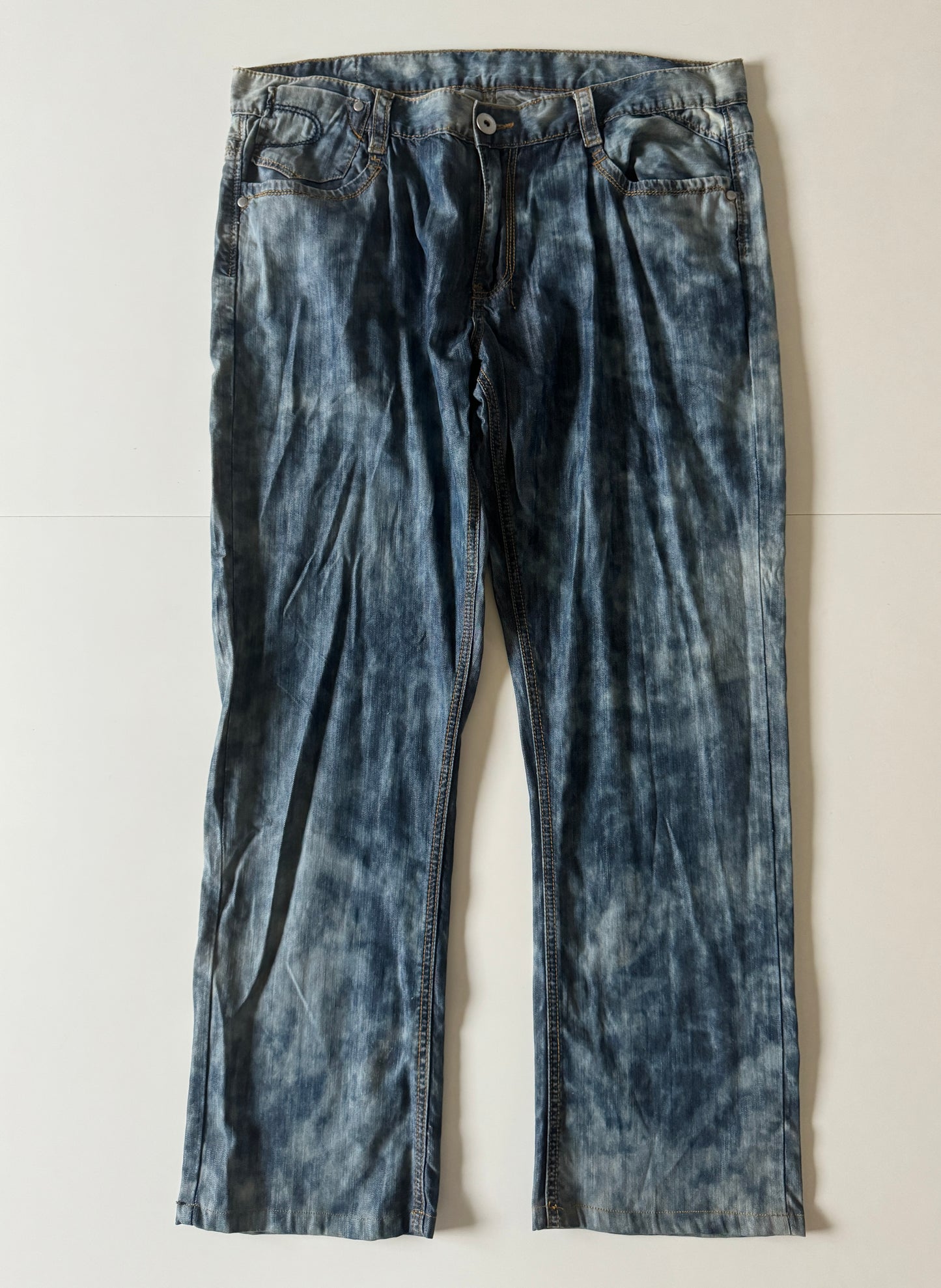 Jeans acid wash, Talla 36, Hombre