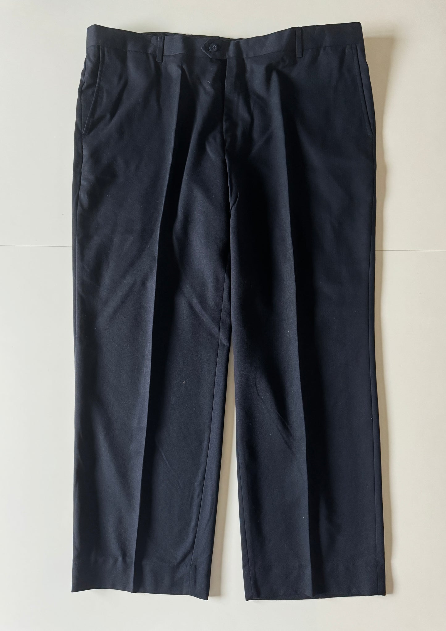 Pantalon de vestir azul marino, Talla 42 x 30, Hombre