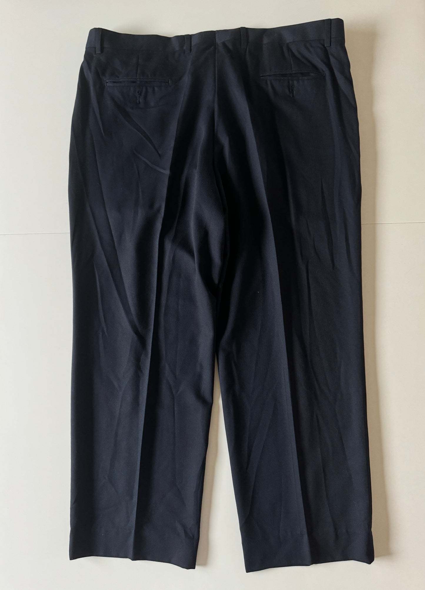 Pantalon de vestir azul marino, Talla 42 x 30, Hombre