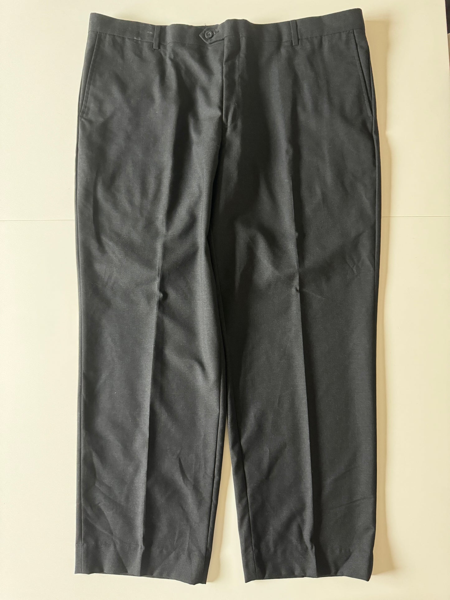 Pantalones de vestir negros, Talla 42 x 30, Hombre