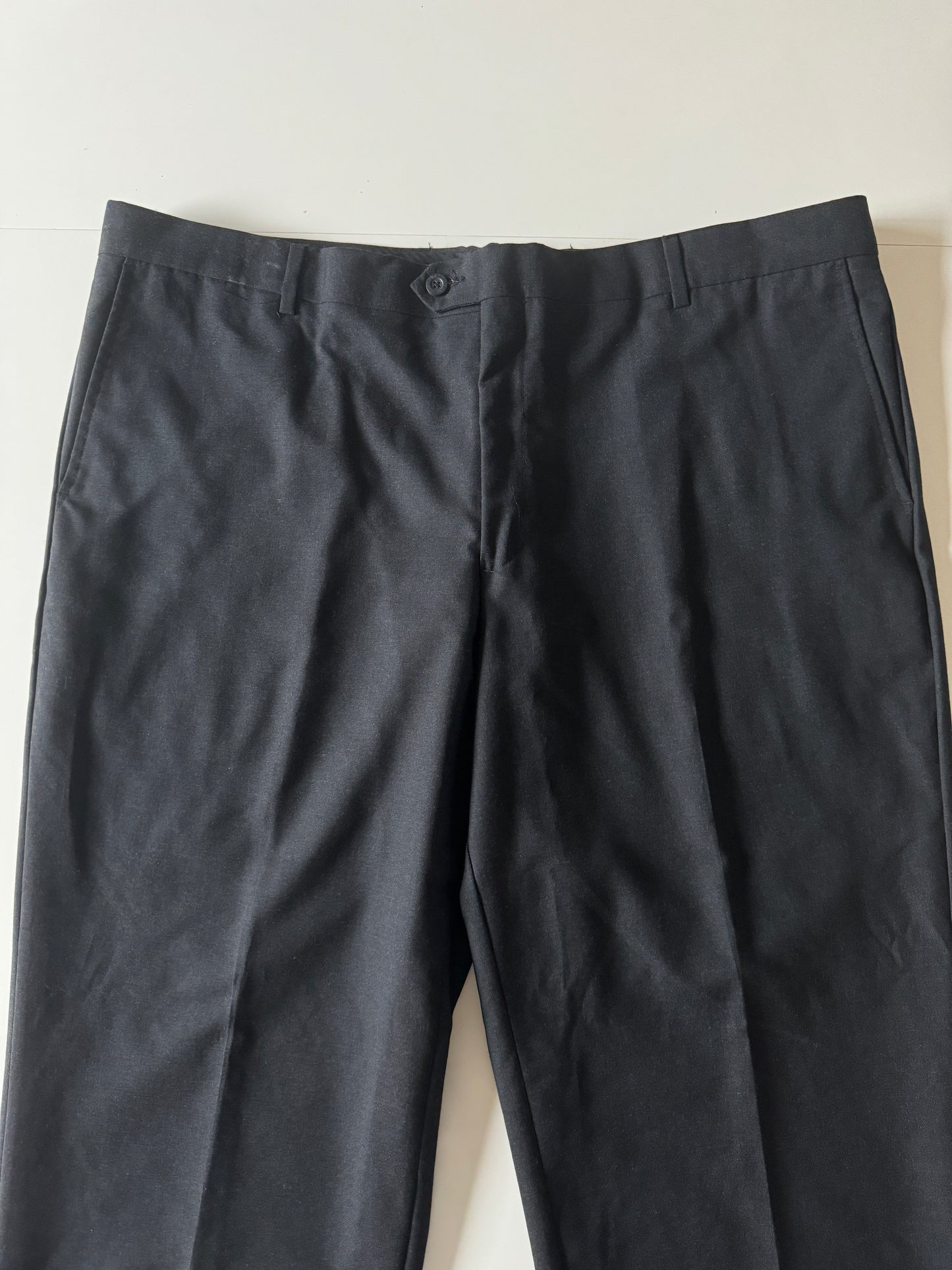 Pantalones de vestir negros, Talla 42 x 30, Hombre