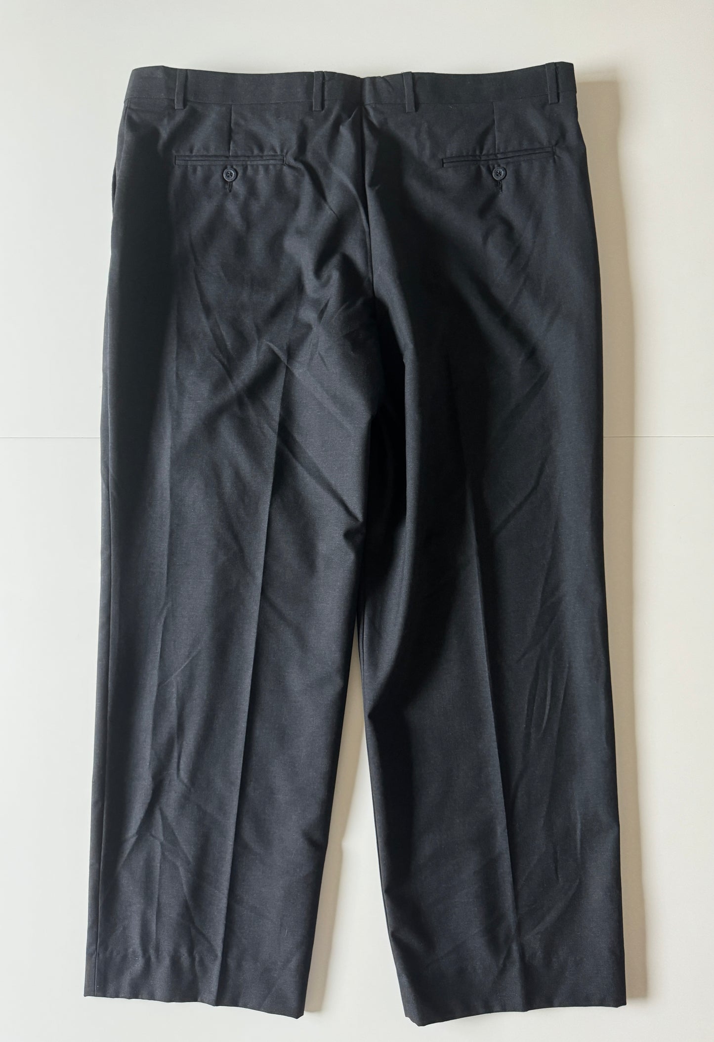 Pantalones de vestir negros, Talla 42 x 30, Hombre