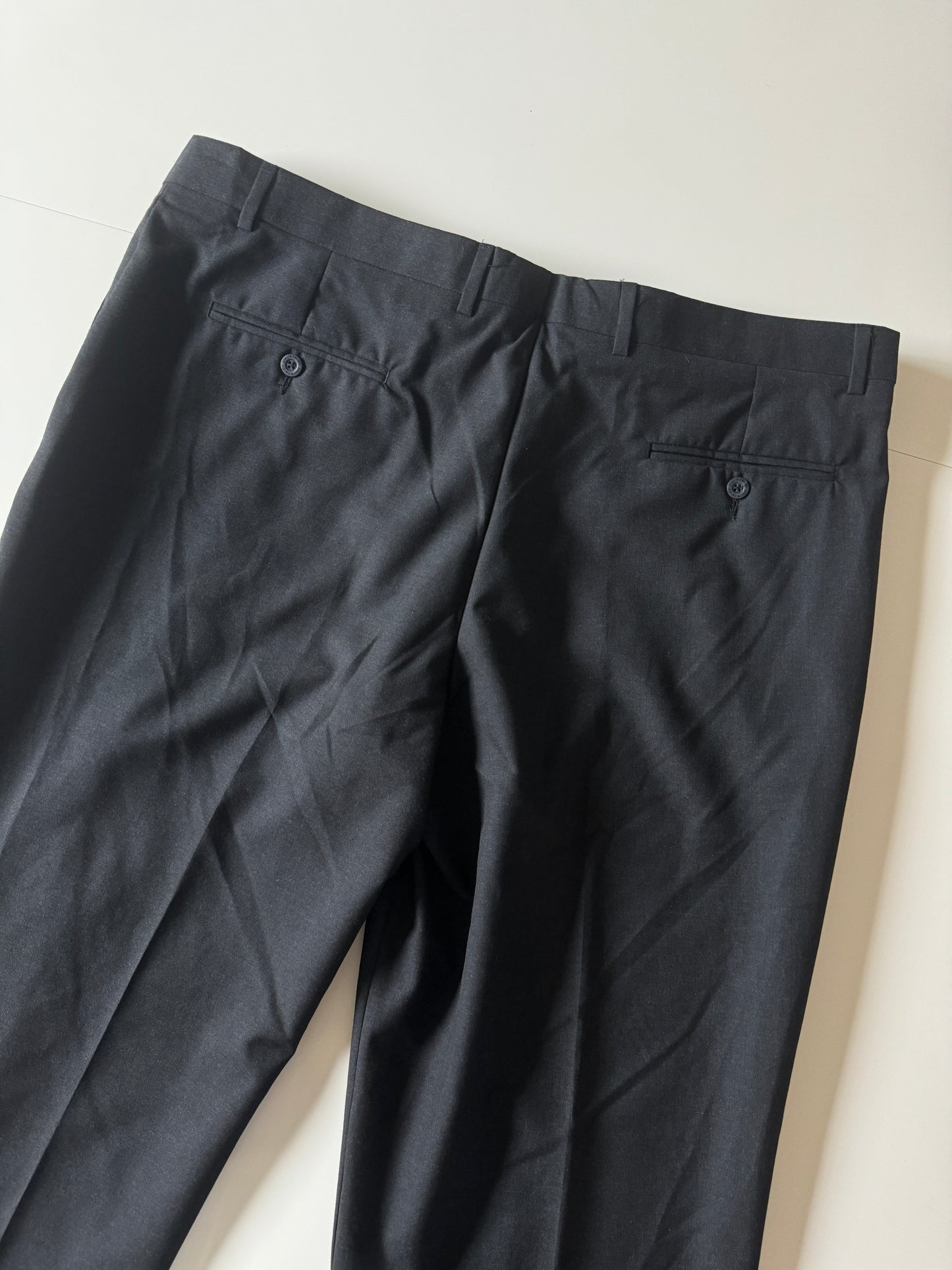 Pantalones de vestir negros, Talla 42 x 30, Hombre