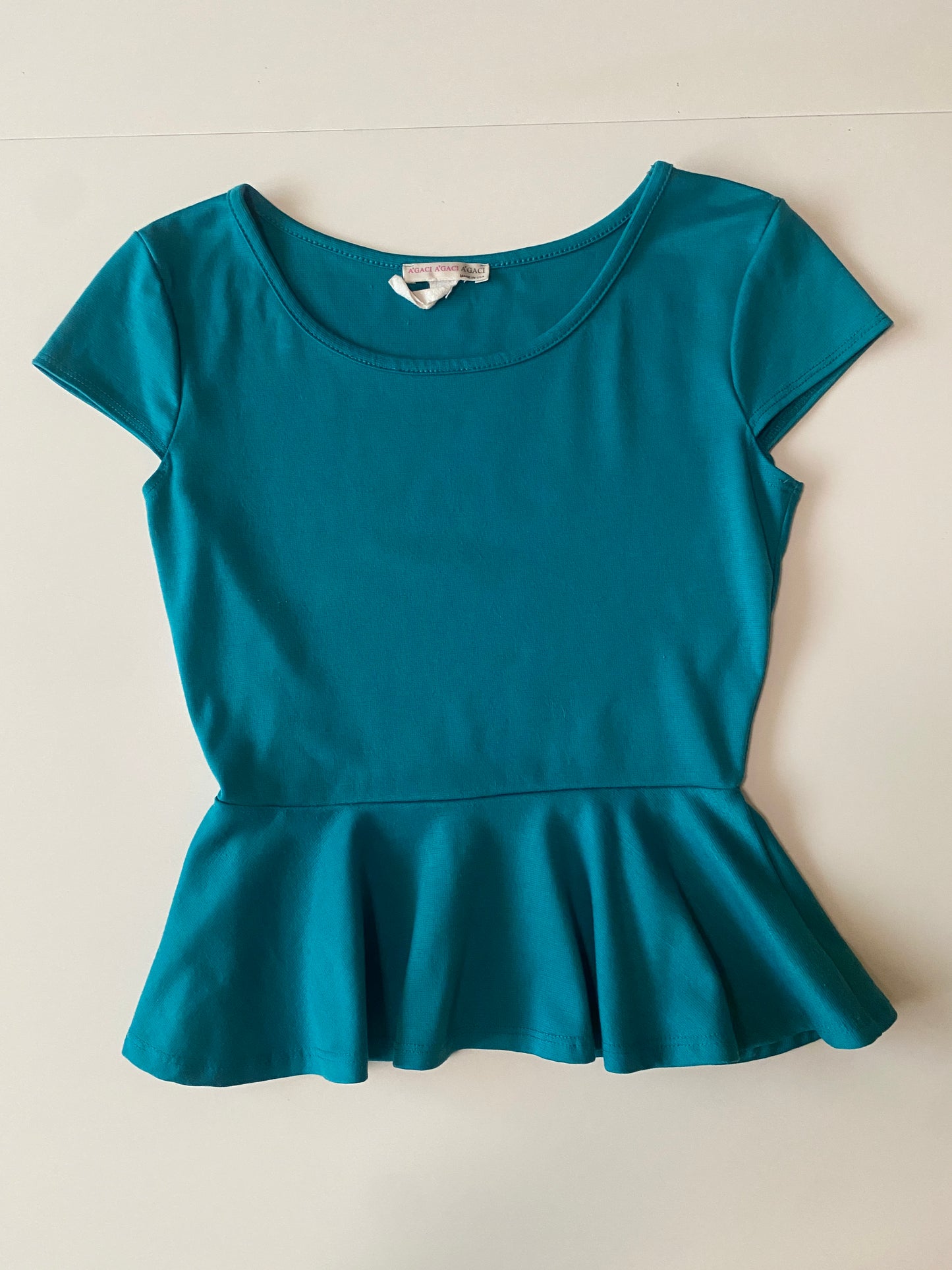 Blusa peplum, Talla S, Mujer