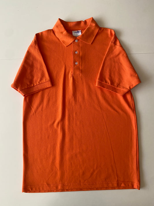 Camisa polo naranja, Talla M, Hombre