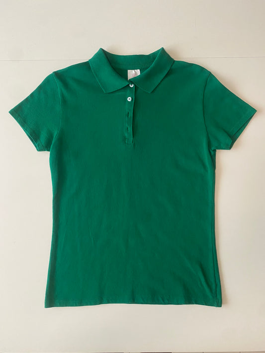 Polo verde bandera, Talla M, Mujer
