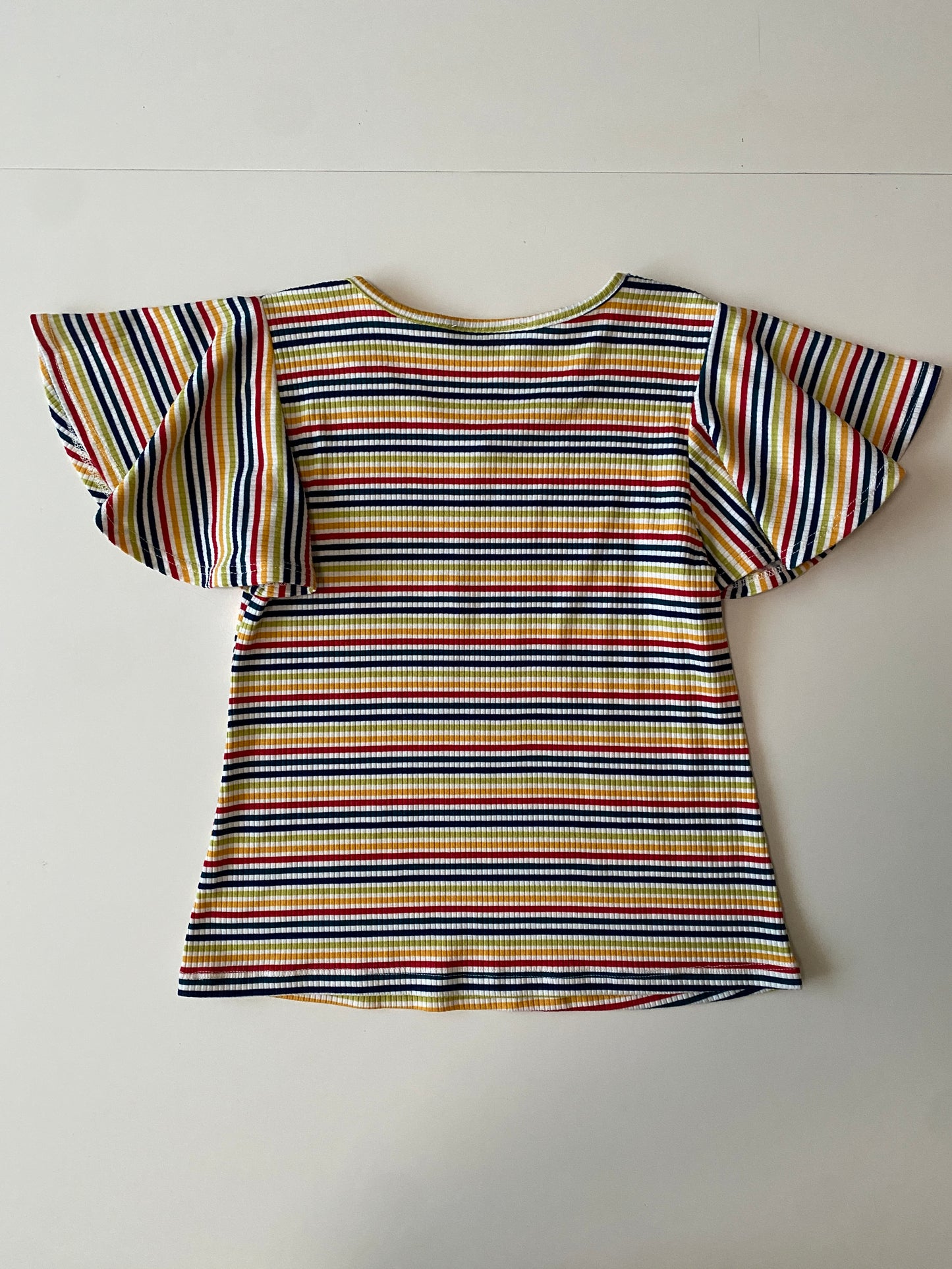 Playera de rayas, Talla 12 años, queda a talla S, Niña, Mujer