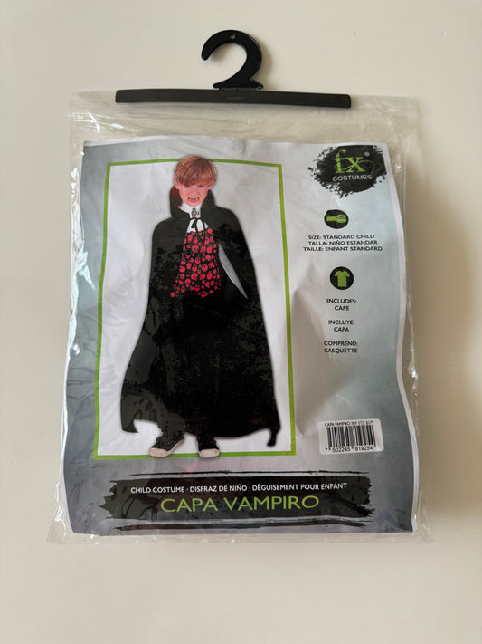 Capa de vampiro adulto, Unitalla, Unisex