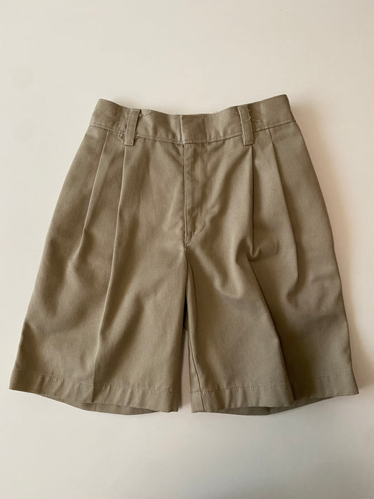 Shorts escolares beige, Talla 8 años, Niño