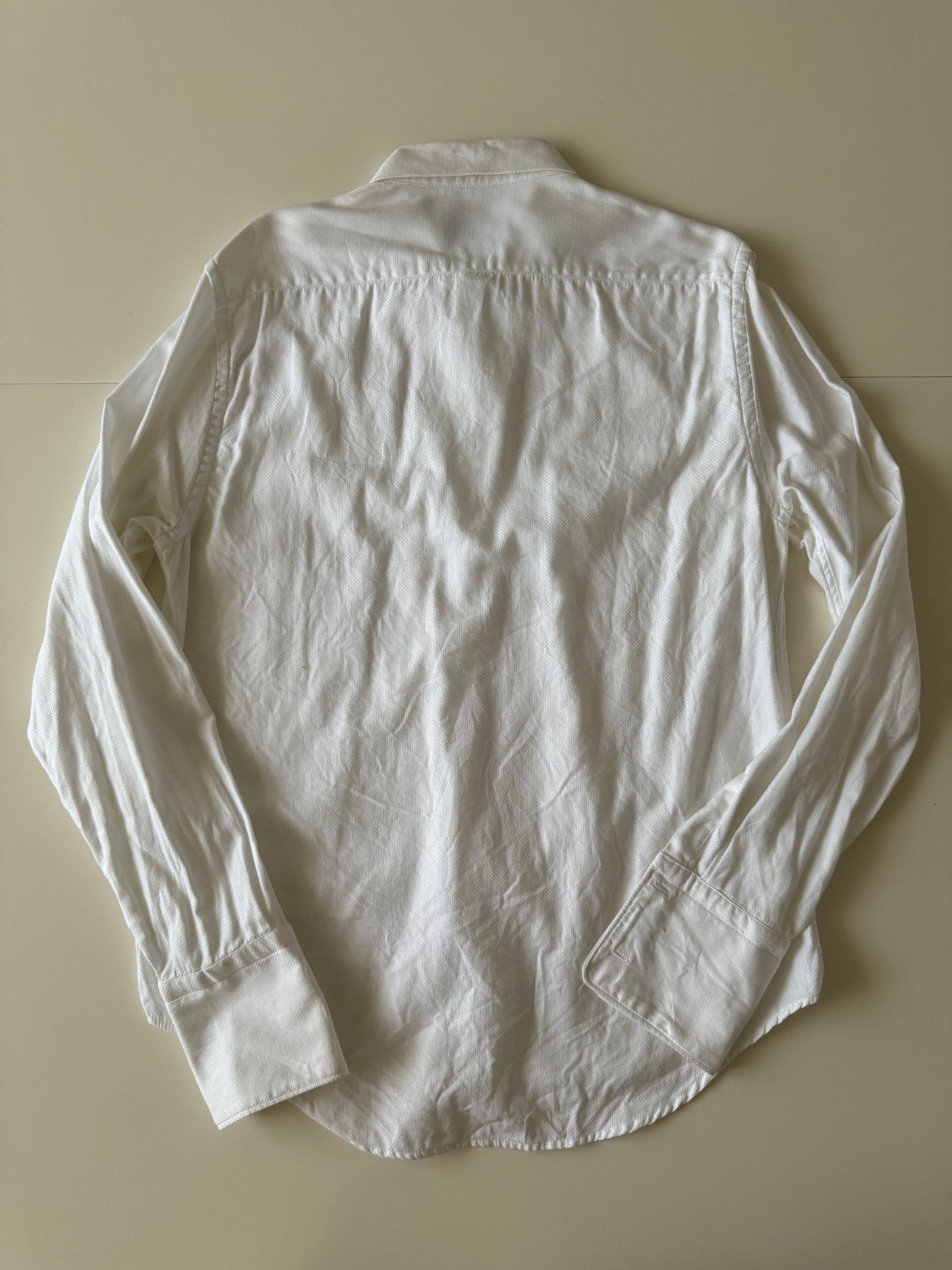 Camisa blanca de vestir, Talla XL, Hombre