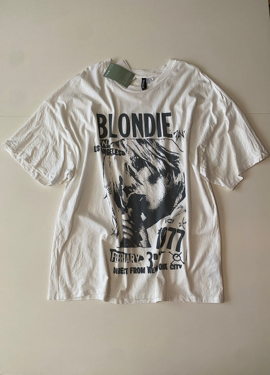 Playera estampada Blondie, Talla L, Mujer