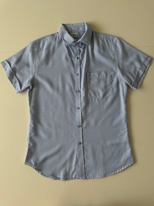 Camisa manga corta estampada, Talla S, Hombre