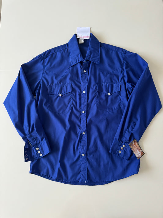 Camisa vaquera azul, Talla 36, M, Hombre