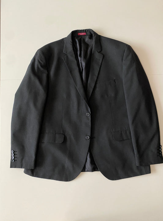 Traje completo gris oscuro, Talla Saco 46R, Pantalones 40R, Hombre