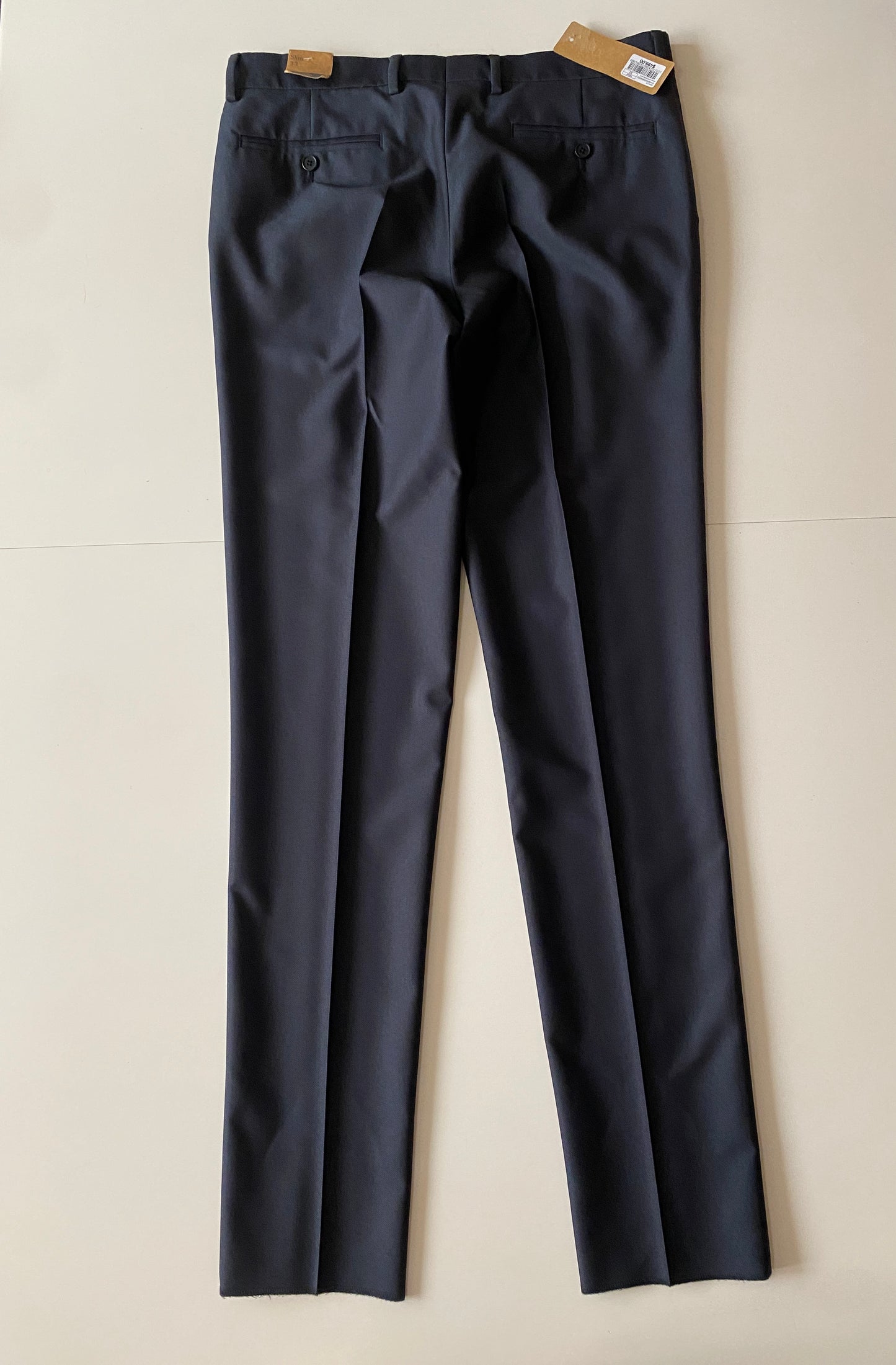 Traje completo azul grisaseo oscuro, Saco Talla M, Pantalones Talla 33, Hombre