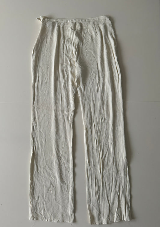Pantalones beige españoles, Talla 46, M, Mujer