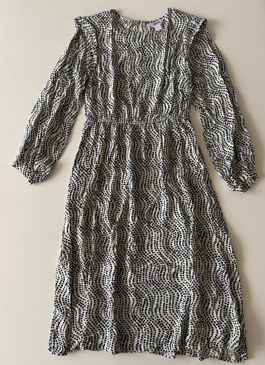 Vestido de lunares negros, Talla 8Mx, 40 Eur, Map, Mujer