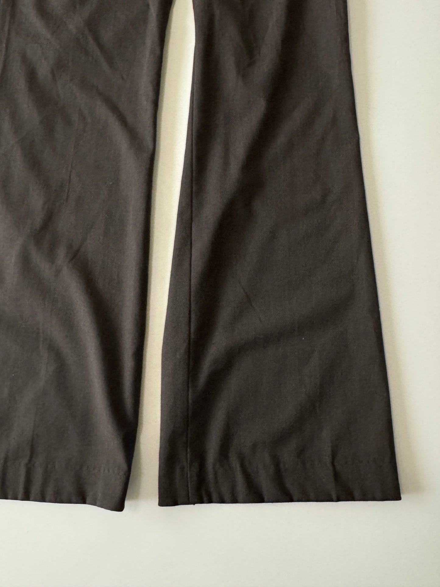 Pantalones cafe de vestir, Talla 27, Mujer