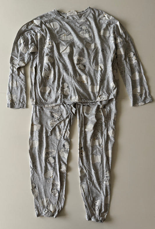Set de pijama gris, Peanuts, Talla M, Women secret, Mujer
