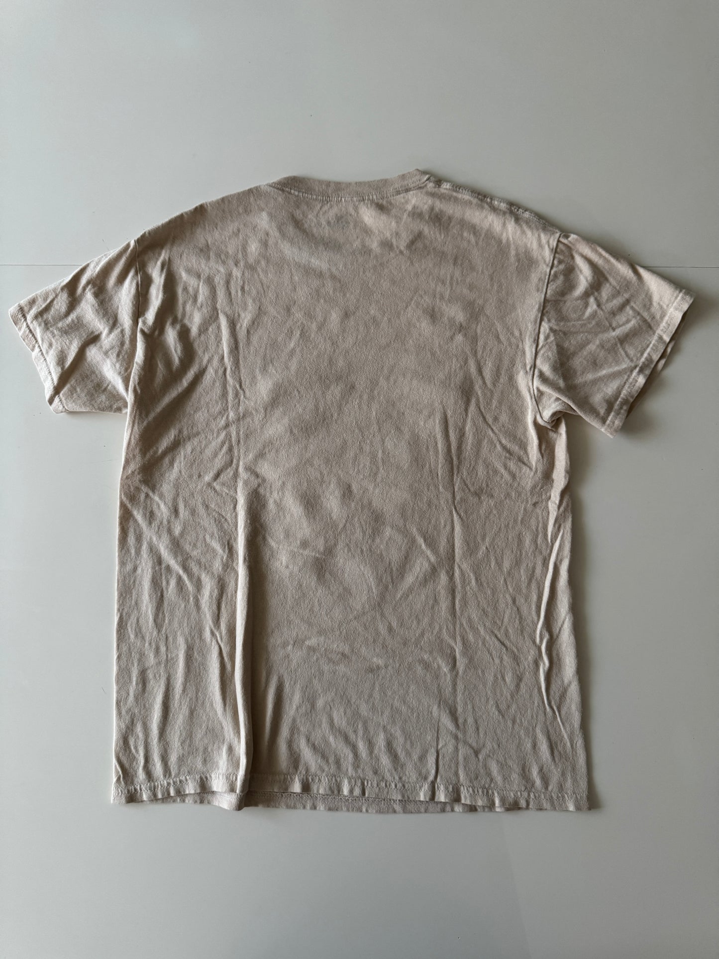 Playera vintage, Hercules. Beige, Talla M, Disney, Mujer