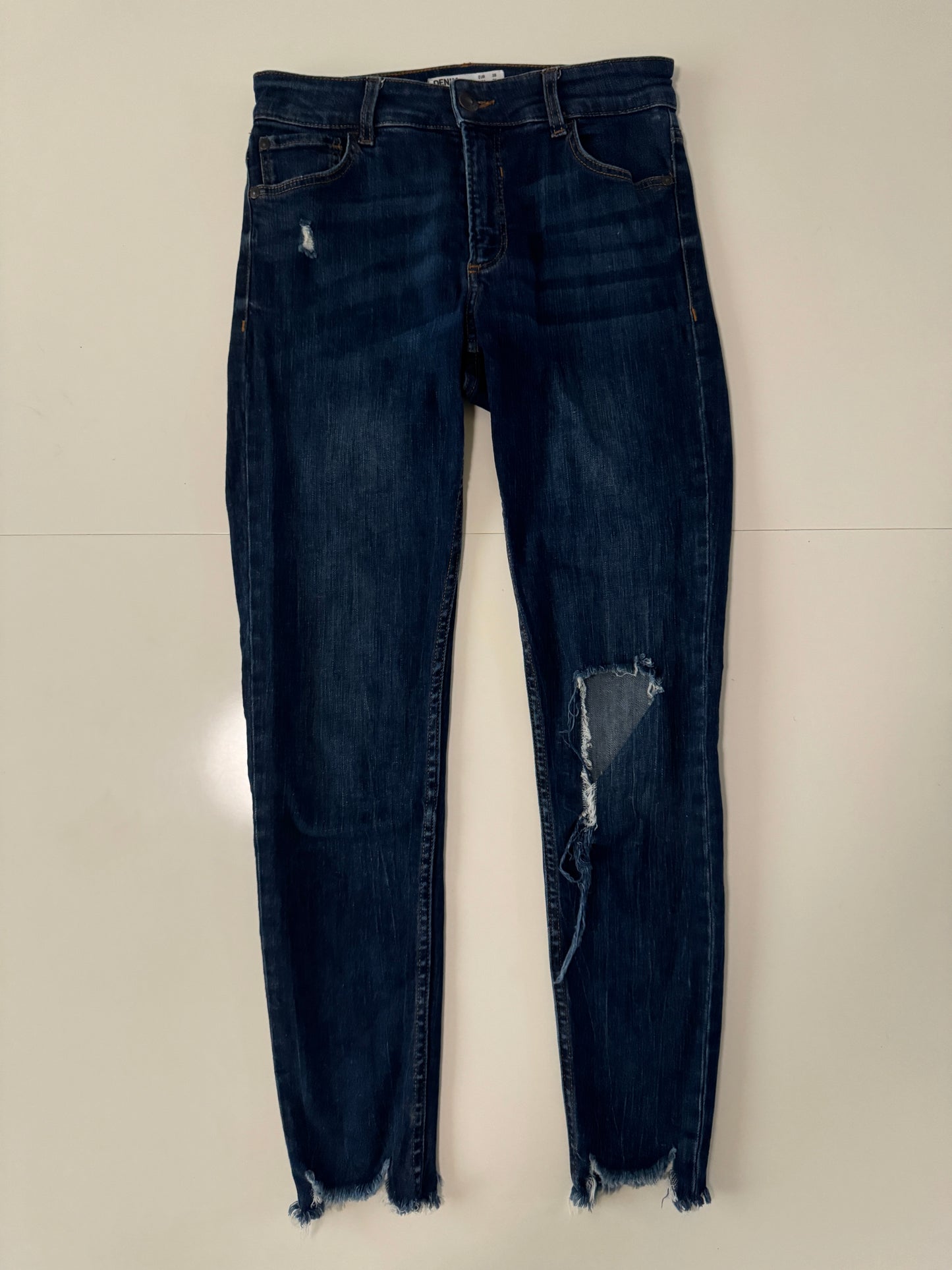 Jeans Skinny Low Rise, Talla 28Mx, 6Usa, Mujer