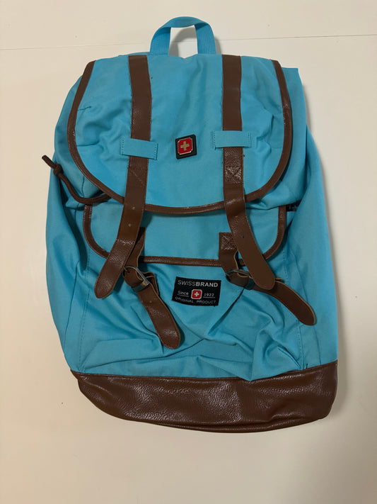 Mochila aqua con cafe