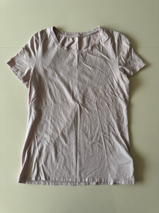 Playera rosa palido basica, Talla M, Mujer, Amazon essentials