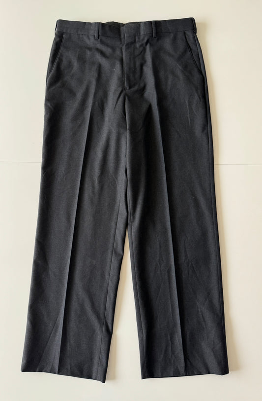 Pantalones de vestir negros, Talla 36R, Hombre