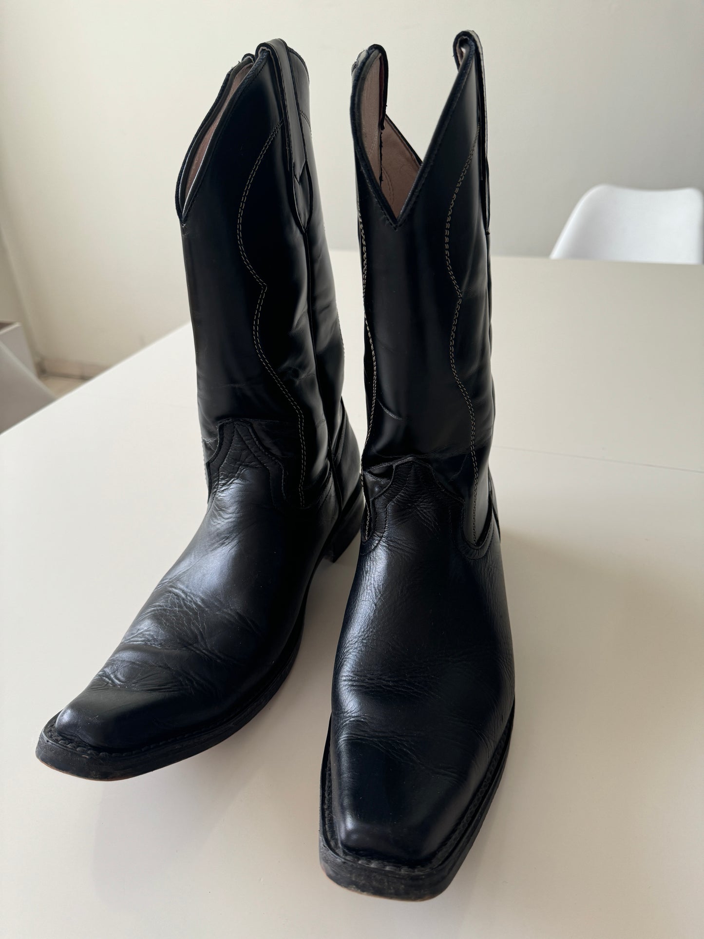 Botas vaqueras negras, Talla 29Mx, Hombre