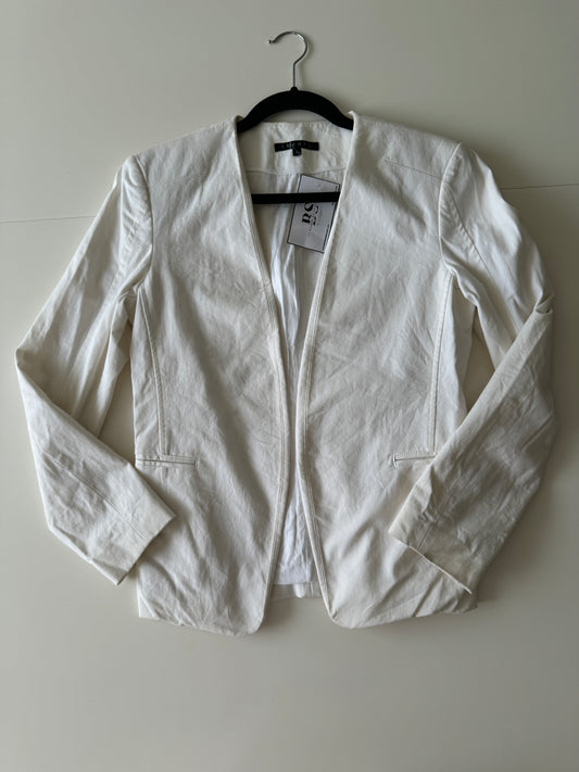 Blazer blanco, Talla 8, M, Mujer