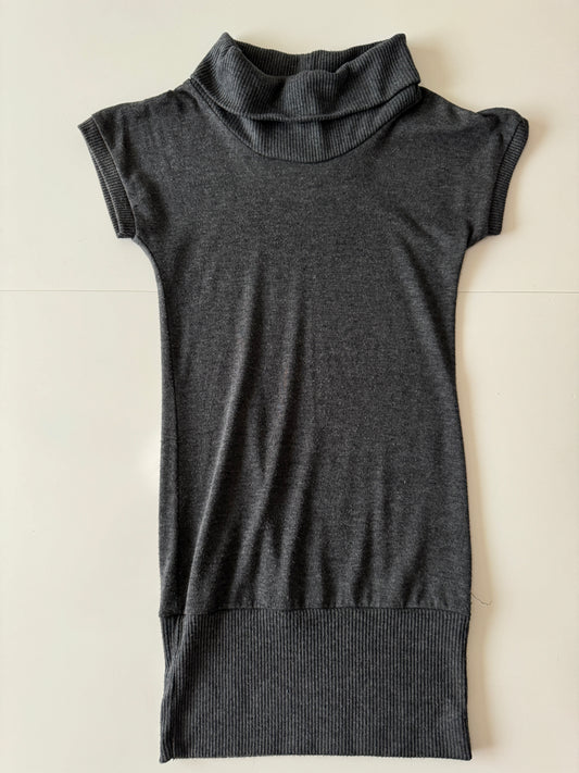 Vestido gris de punto, Talla S, Mujer