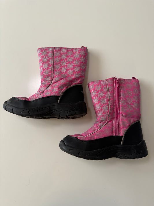 Botas invernales rosas, Talla 2Mx, Niña