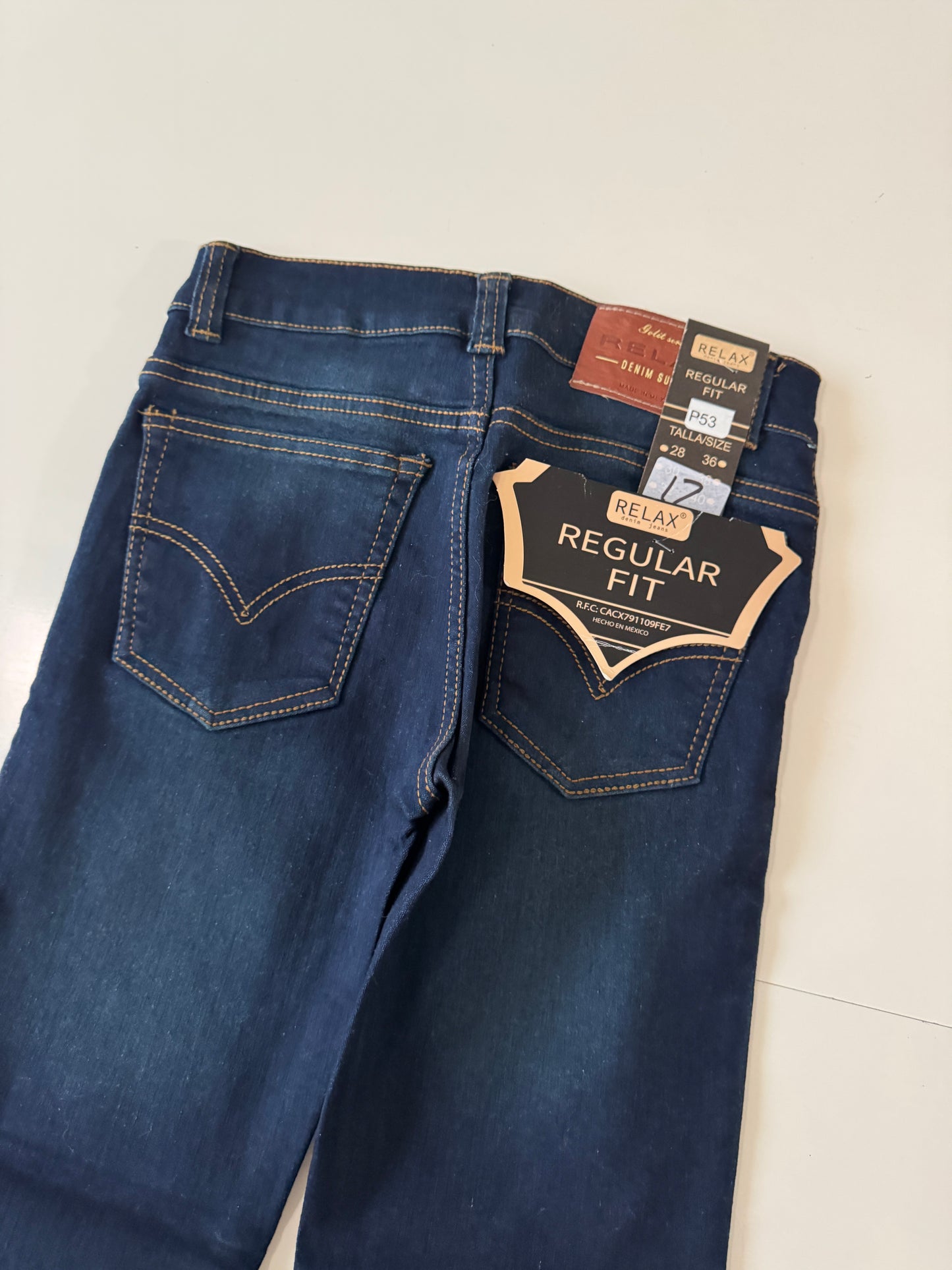 Jeans vaqueros niña, Talla 12 años, Regular Fit, Niña, Relax