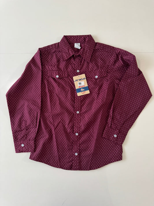 Camisa vaquera manga larga, Talla 12 años, Niño, Kracto