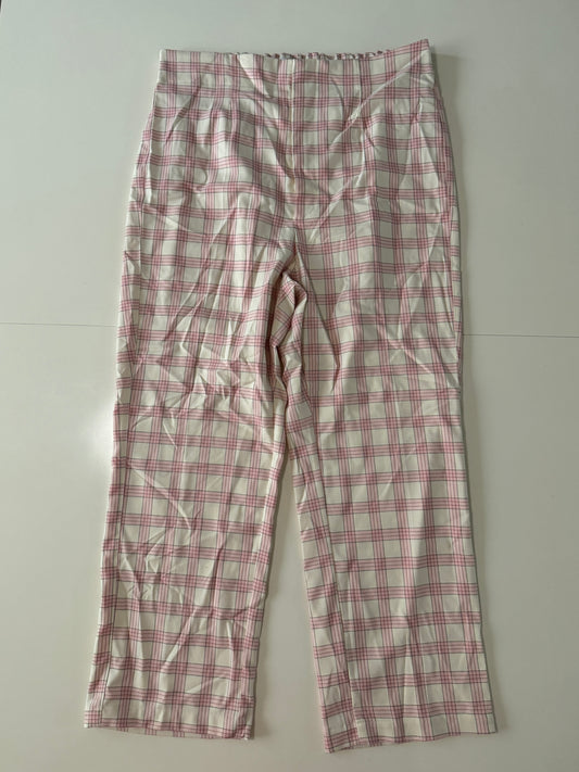 Pantalones de cuadros, Talla 12Usa, 34Mx, L, Mujer