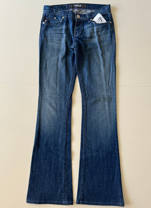 Jenas tiro bajo, campana ligera, Talla 27, S/M, Mujer