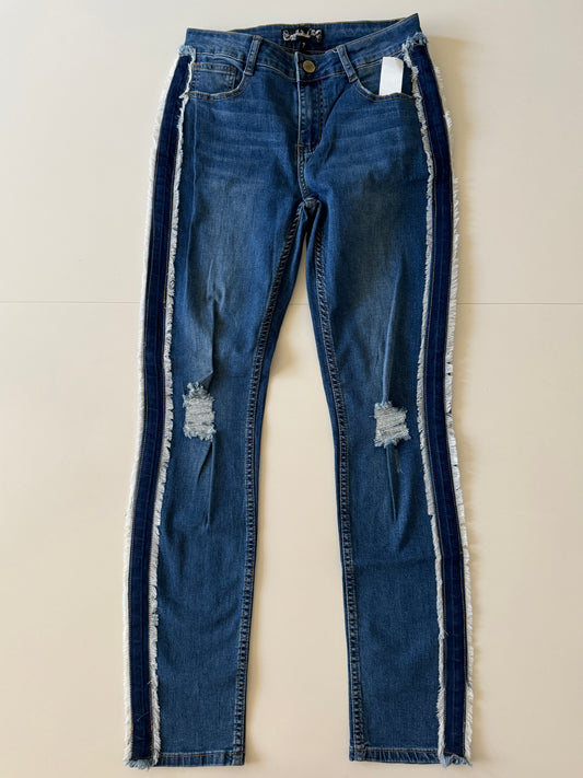 Jeans high rise, Talla 7, M, Mujer