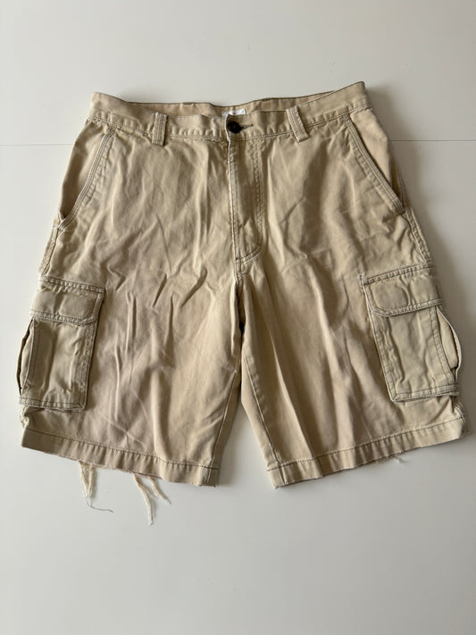 Shorts desgastados beige, Talla32 cintura, Hombre