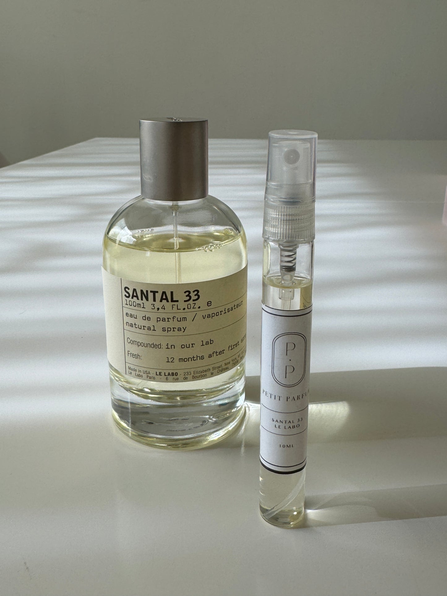 Decantado de 10 ml, Santal 33, Le Labo