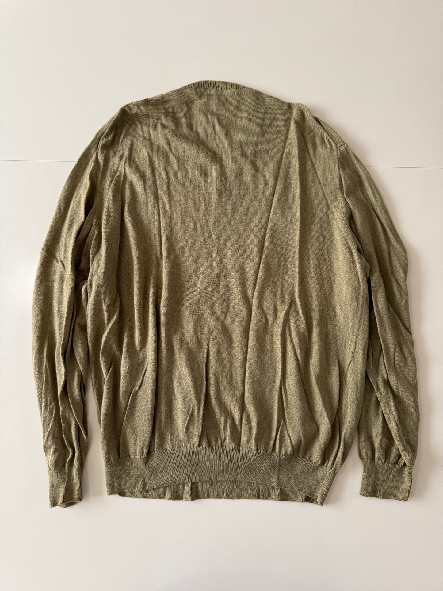 Cardigan verde, Talla L, Hombre, Austin Reed