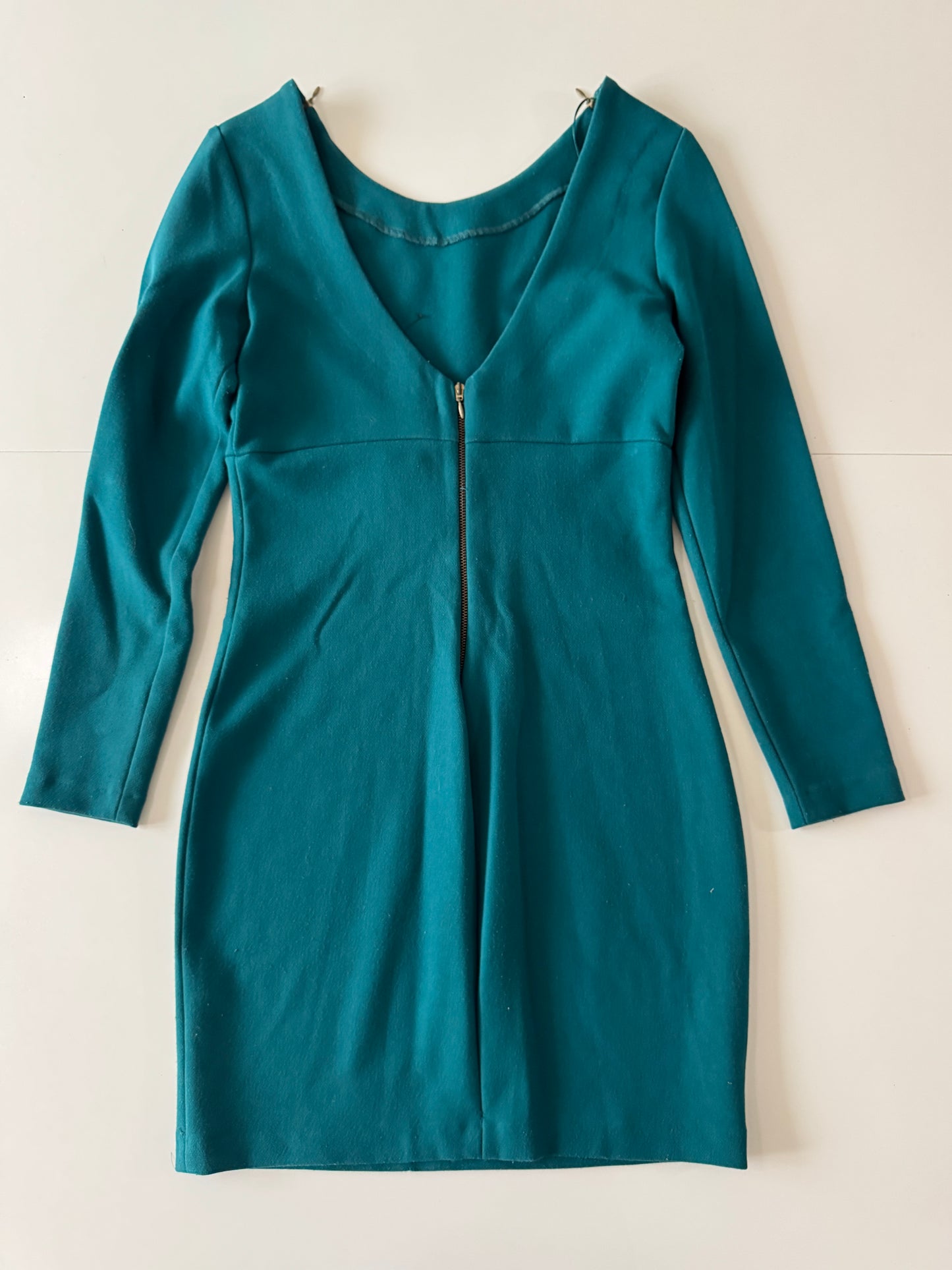 Vestido verde, Talla L, 30Mx, Mujer, Zara Trf