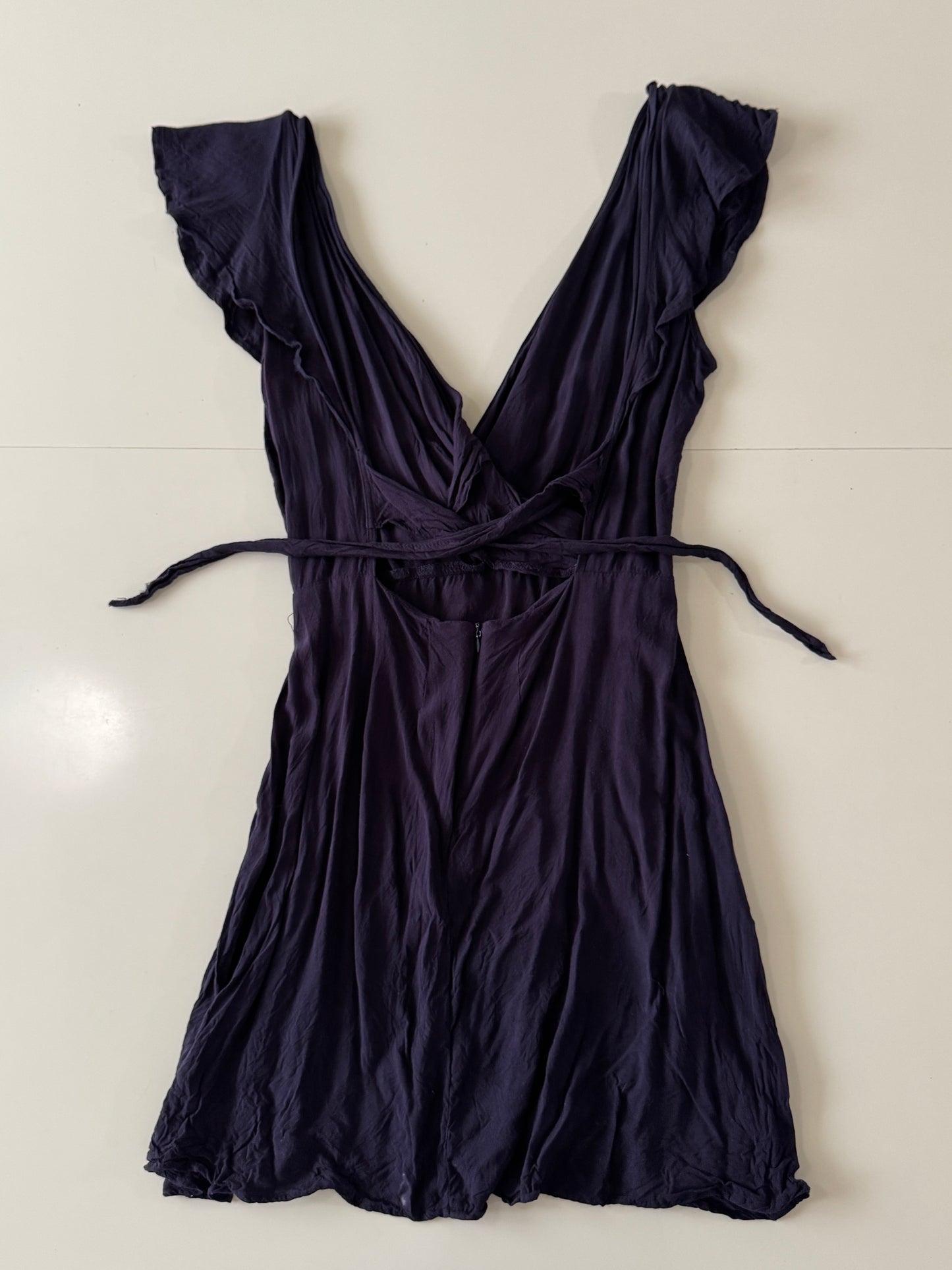 Vestido de verano morado, Talla L, Mujer, Moda Club