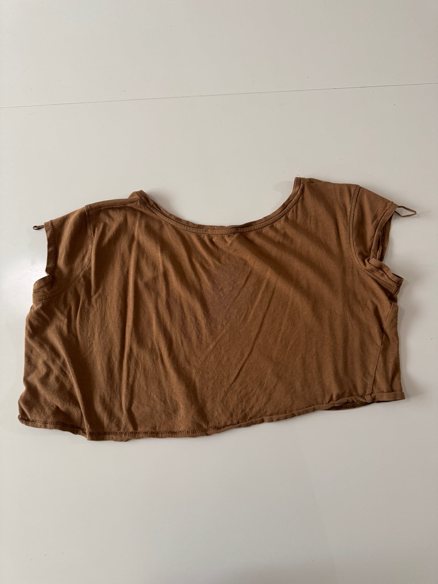 Playera crop oversized, Talla S, Mujer, Zara Organic Cotton