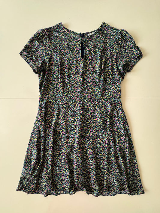 Vestido estampado de flores, Talla 13, L, Mujer