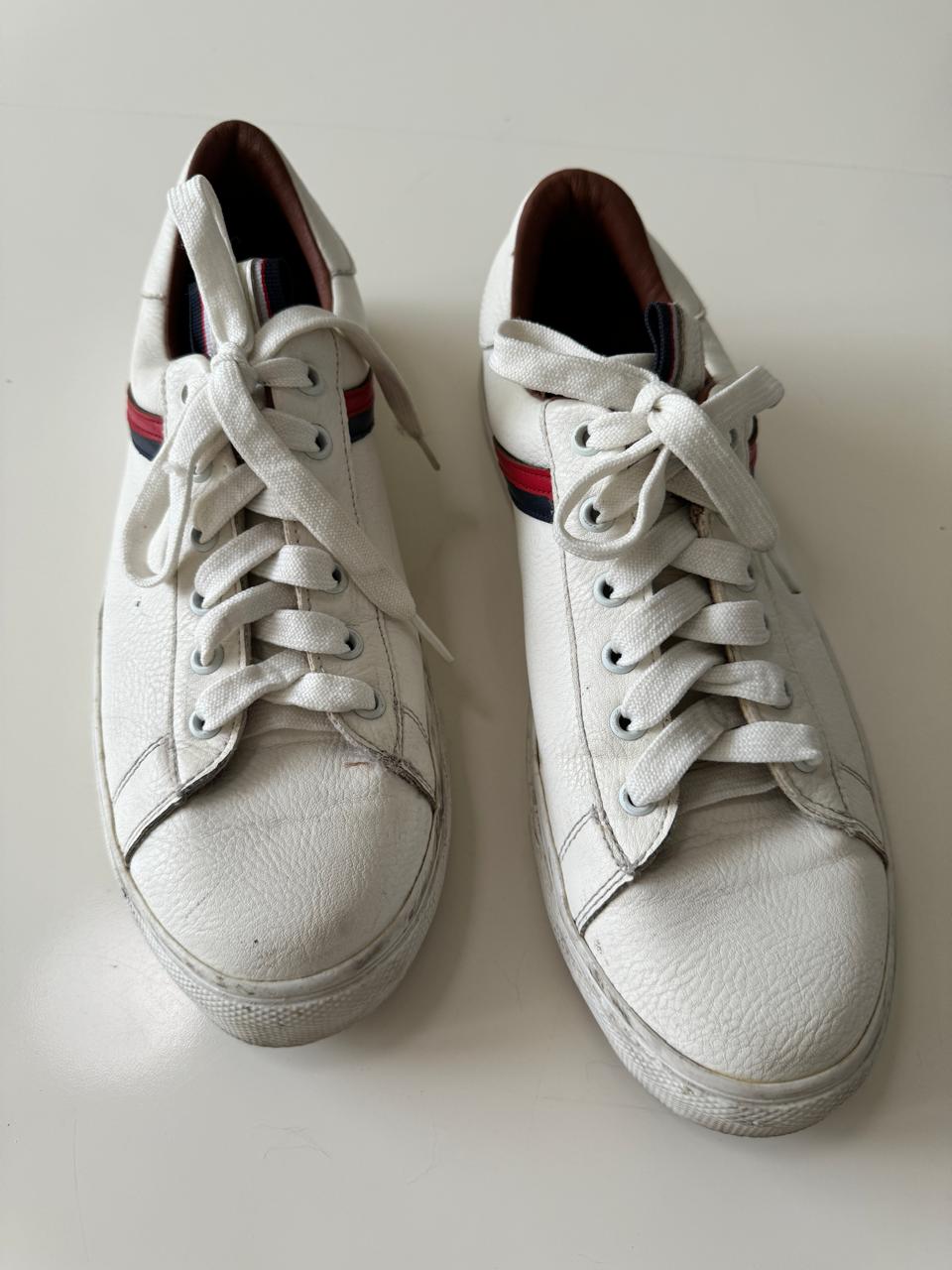 Tenis blancos, Talla 27Mx, Hombre