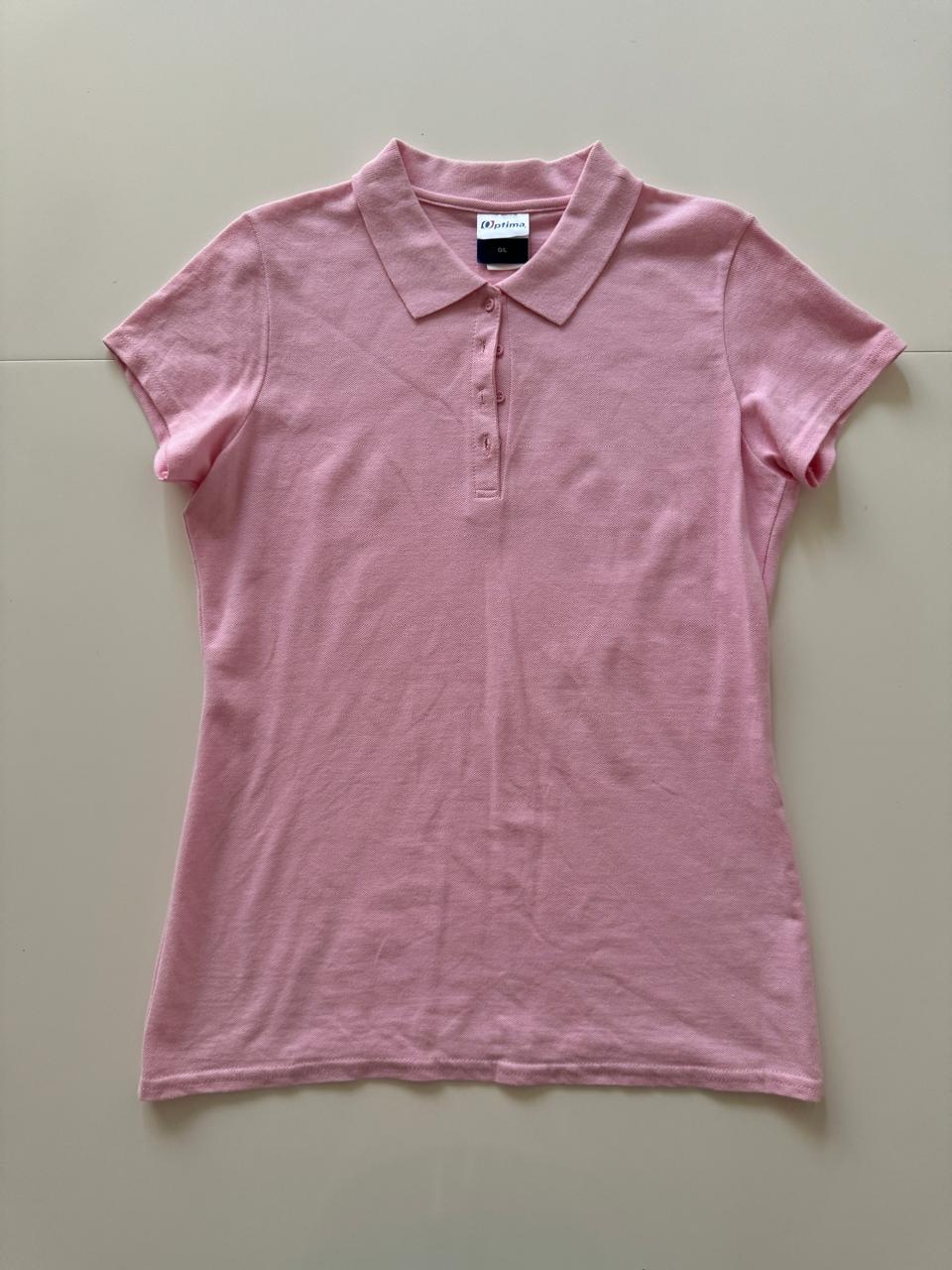 Polo rosa, Talla L, Mujer