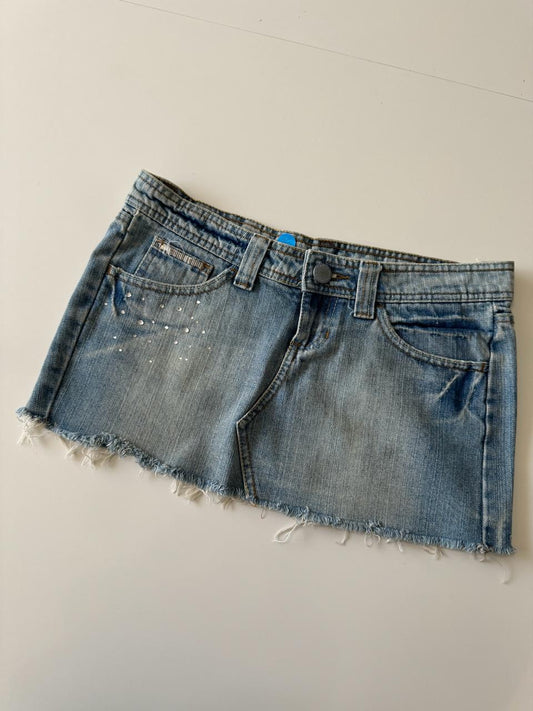 Mini falda de mezclilla, Talla 26Mx, 4Usa, Mujer