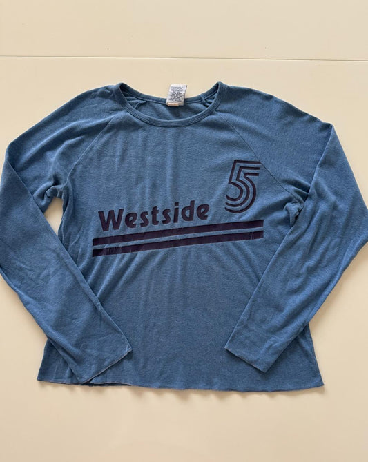 Playera celeste westside, Talla L, Mujer